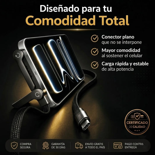 Cable Tipo C con Soporte Celular