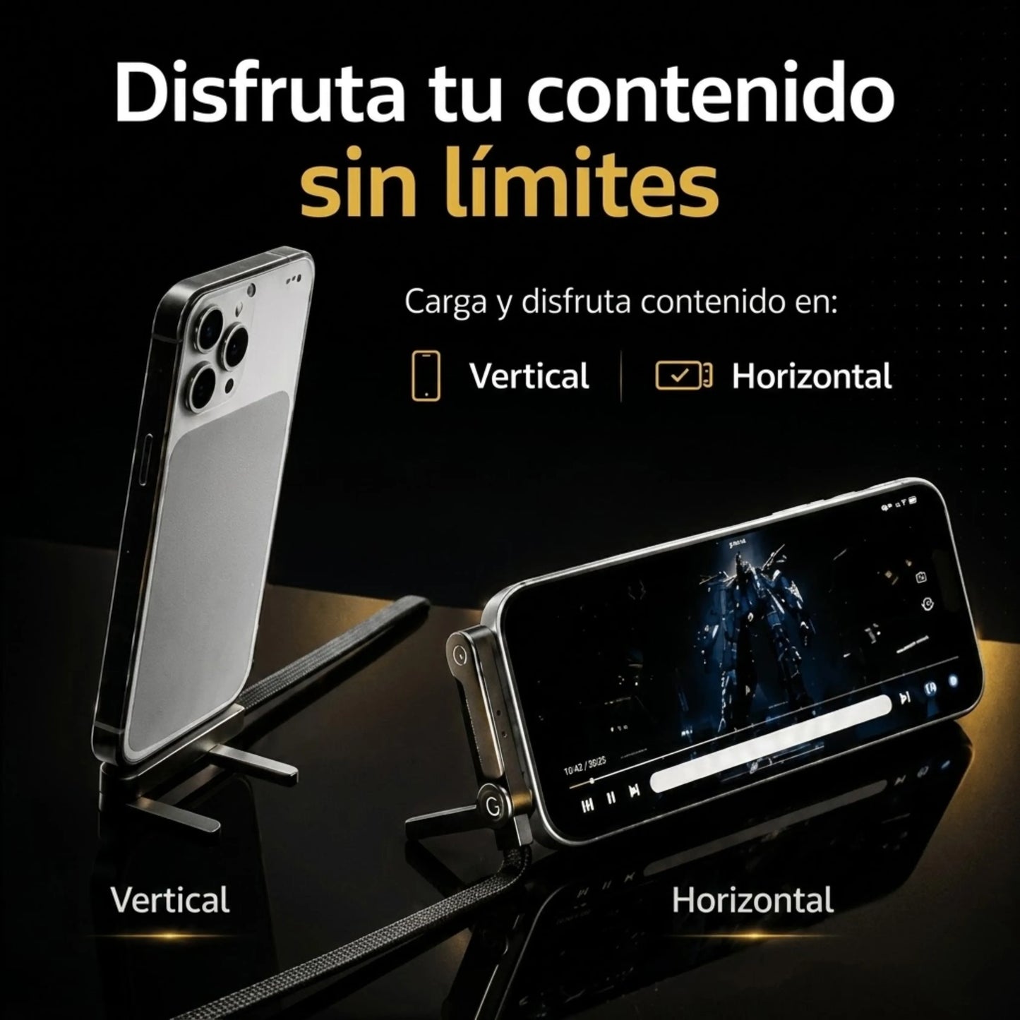 Cable Tipo C con Soporte Celular