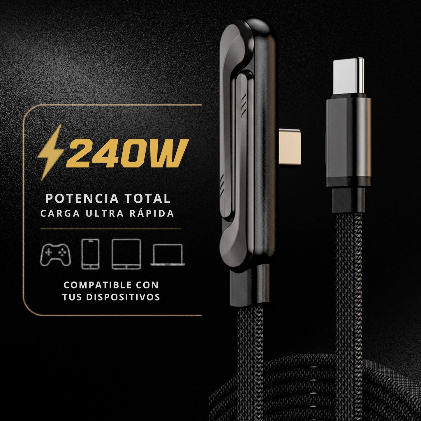 Cable Tipo C con Soporte Celular