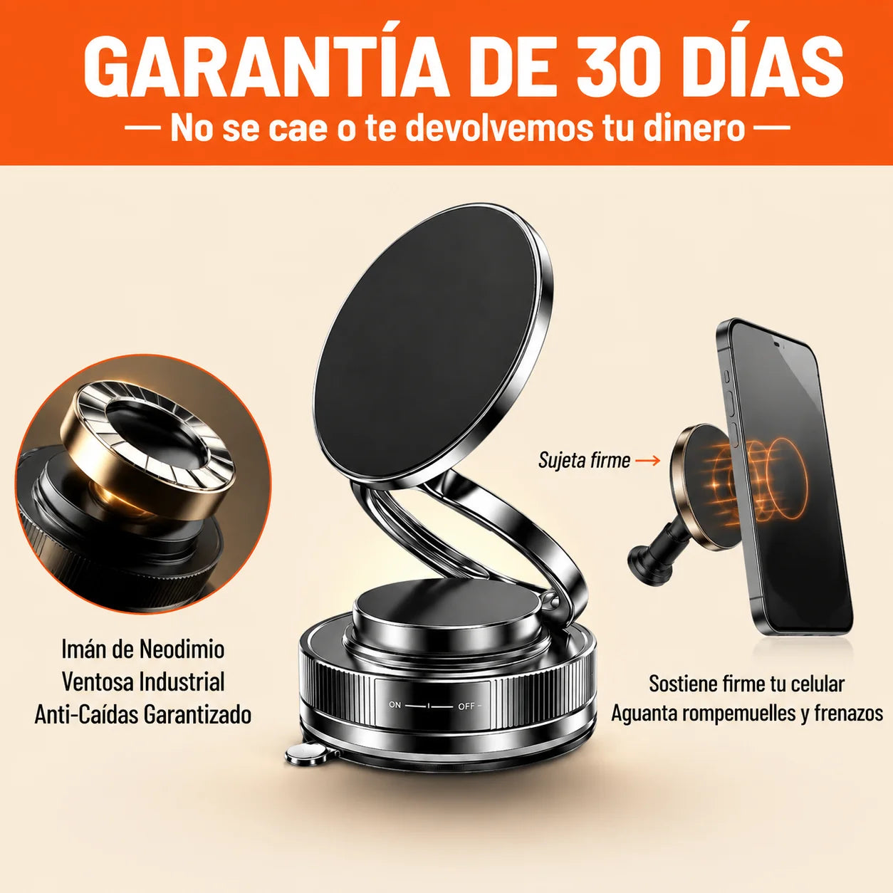Soporte Magnético 360° - Ultra Resistente
