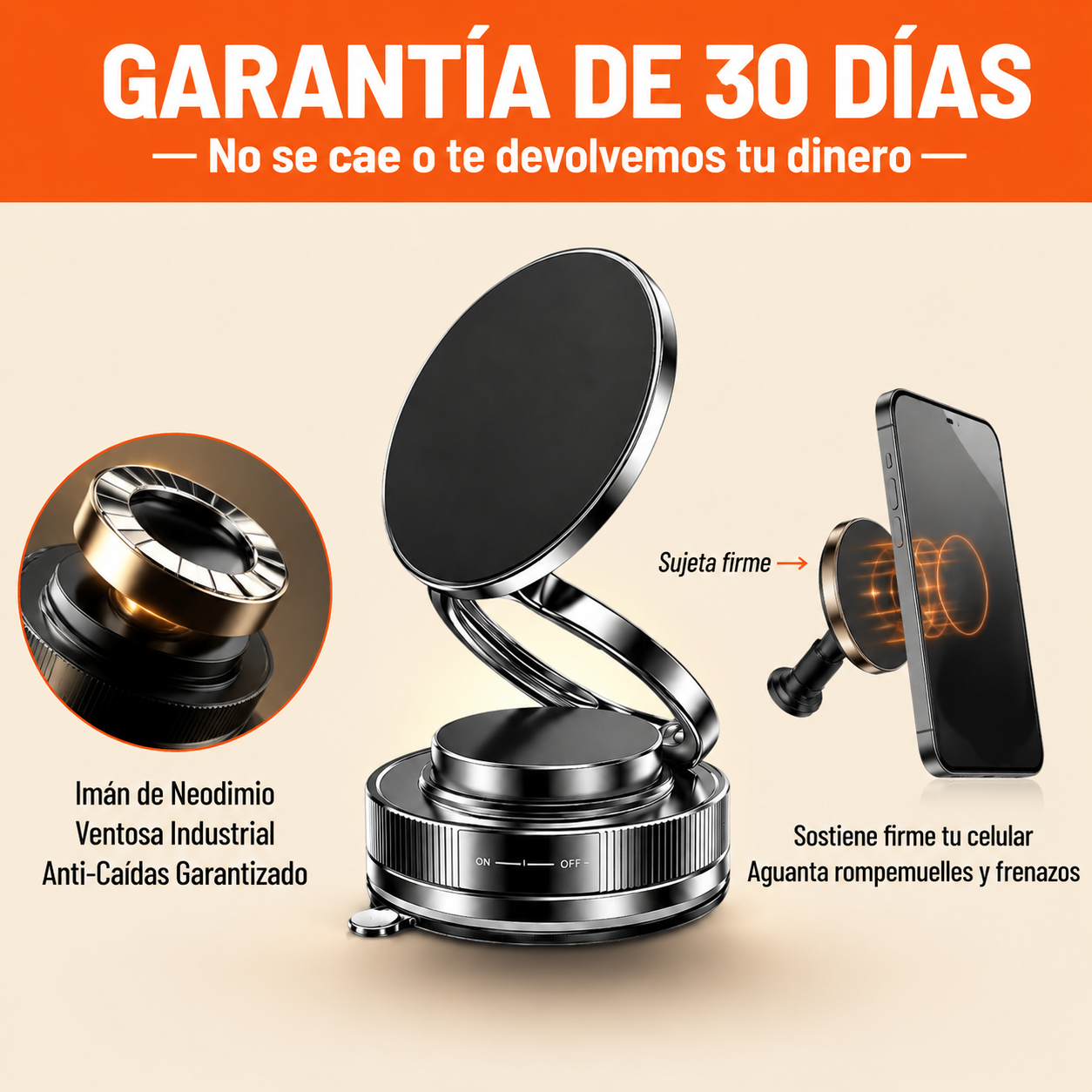 Soporte Magnetico 360 Ultra Resistente