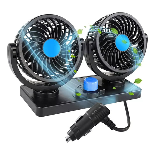 Ventilador Doble para Auto 💨